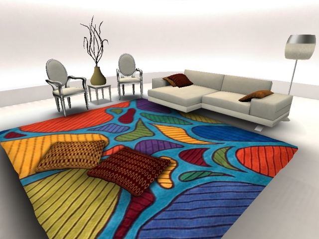 HIMD- MODERN AREA RUG MI.98s (boxed)