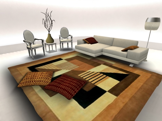 HIMD- MODERN AREA RUG MI.98s (boxed)
