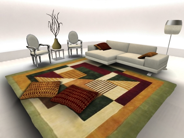 H♥MD- MODERN AREA RUG MI.121s