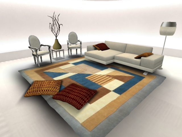 H♥MD- MODERN AREA RUG MI.123s