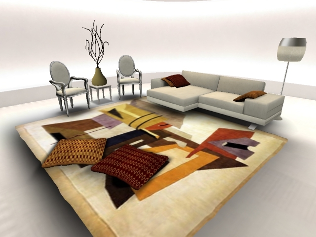 HIMD- MODERN AREA RUG MI.98s (boxed)