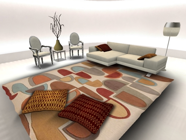 HIMD- MODERN AREA RUG MI.98s (boxed)