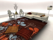 H♥MD- MODERN AREA RUG MI.136s