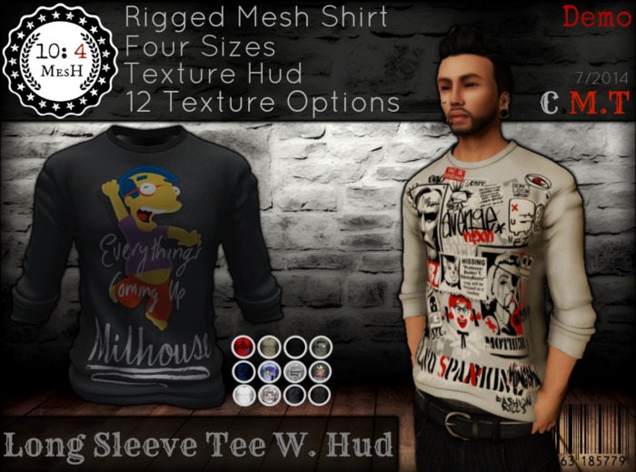 *10: 4 Mesh ~ Long Sleeve Tee Demo ~ With Hud