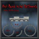 FCD Mesh Round Battlements Arched
