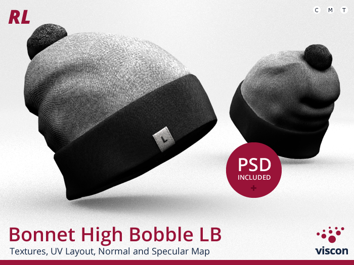 *viscon* Mesh Bonnet High Bobble LB RL