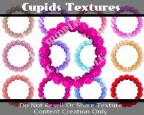 *CUPIDS TEXTURES* 13 Floral Wreaths Great for Cakes Textures Alpha