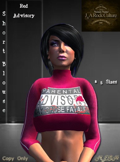 Short Blouse Red Advisory