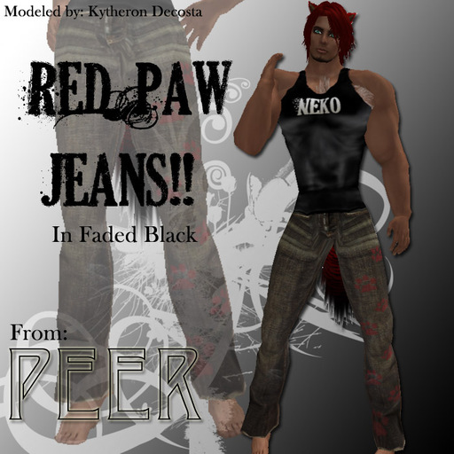 PEER Jeans- Red Paw