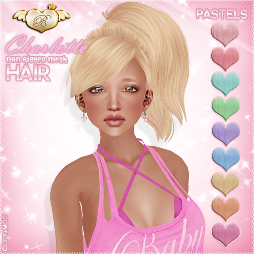 50% OFF :*BABY*: Hair Charlotte - Pastels