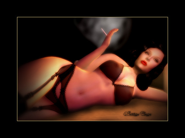 Smoking Lounge Pose BOX