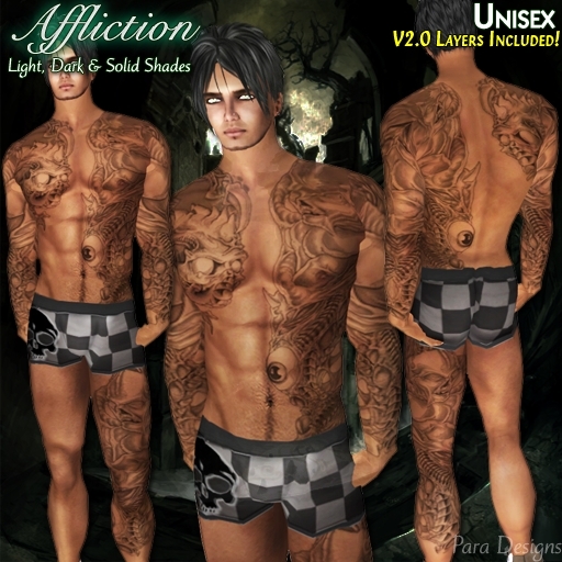 ::Para Designs::  Affliction Tattoo ~ Unisex