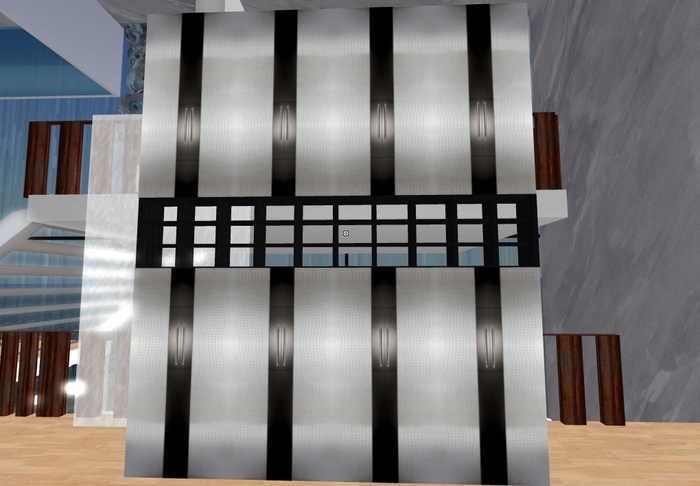 [home] WARDROBE - armoire  modern with sculpted part only 3 prim!