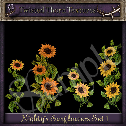 ~TTT~ Nighty's Sunflower Textures Set 1