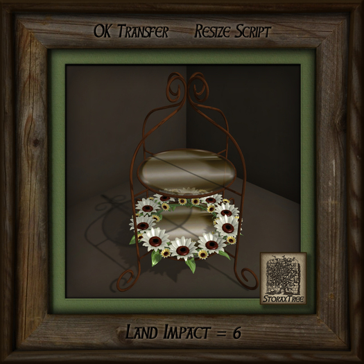 Sunflowers Display Rack Rattan o