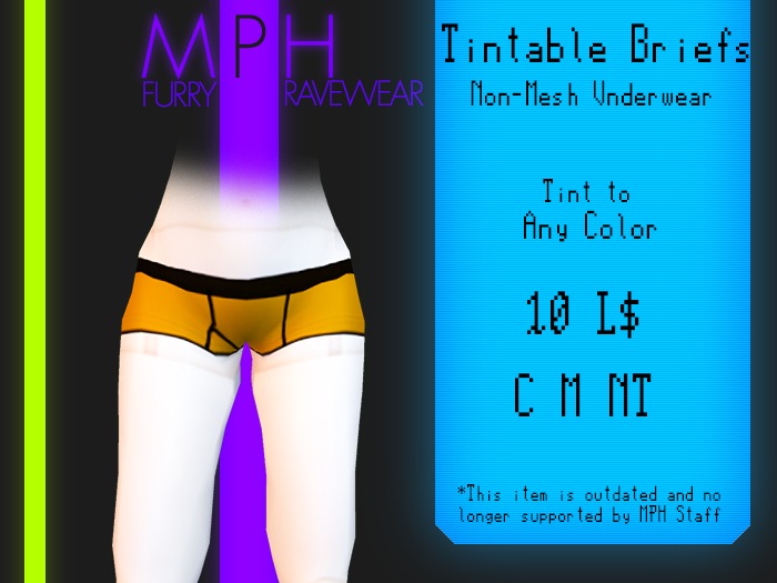 [MPH] Tintable Briefs
