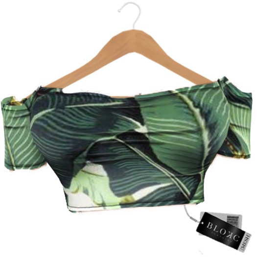 BLOKC Off SHoulder Top - Tropical
