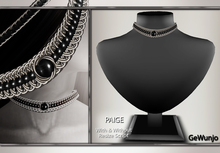 GeWunjo : PAIGE black necklace