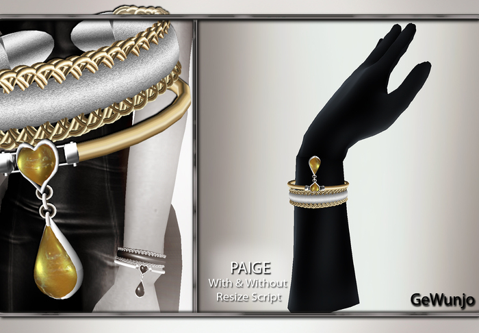 GeWunjo : PAIGE gold bracelets