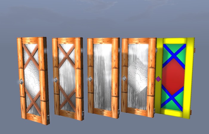 0.46LI-1 prim full perm "Door Type.Inner.00" mesh + sculpt map, any texture