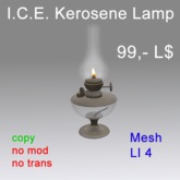 I.C.E. Kerosene Lamp