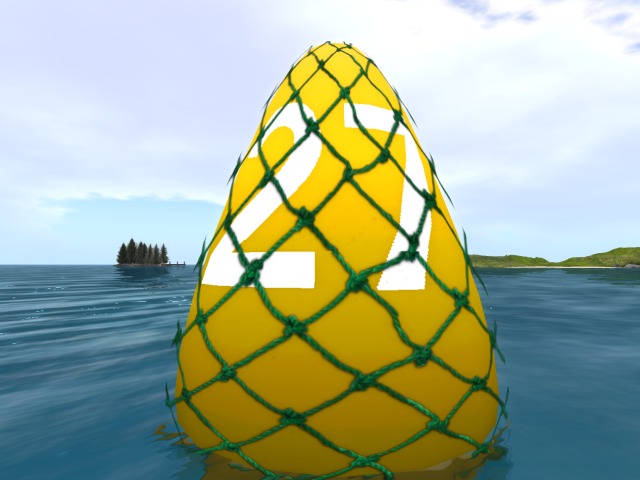 GWSC Racing Buoy with Net (red)