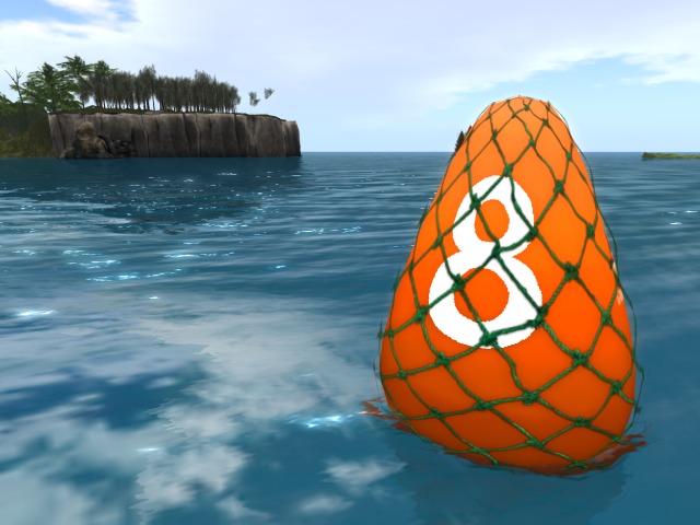 GWSC Racing Buoy with Net (red)