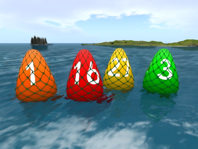 GWSC Racing Buoy with Net (red)