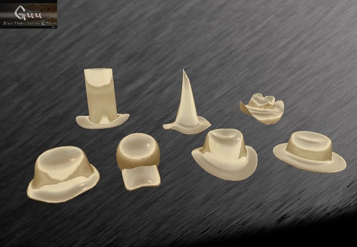 -=((Guu))=-Sculpty HAT 7 Set [BOXED]