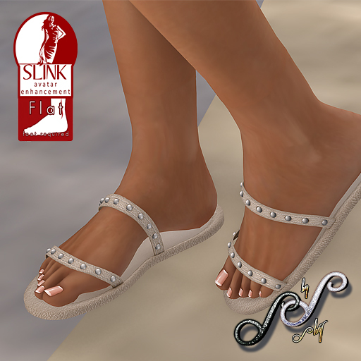 Sky - Polka Dot Flip Flops Sorbet  (Add HUD to Unpack)