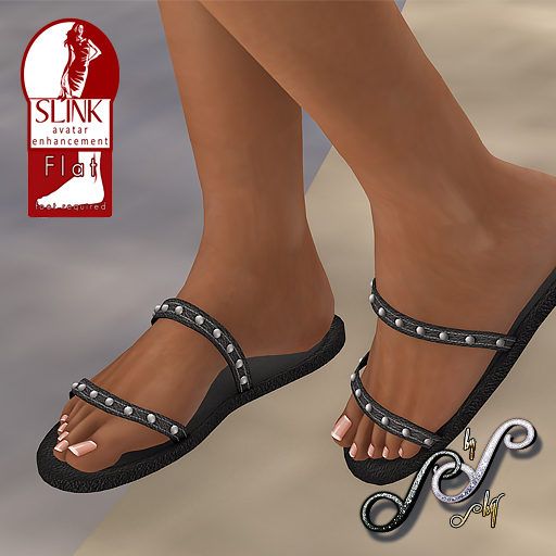 Sky - Polka Dot Flip Flops Sorbet  (Add HUD to Unpack)