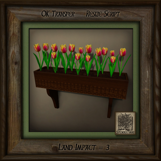 Rustic Wood Planter Fb