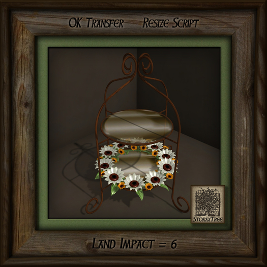 Sunflowers Display Rack Rattan s