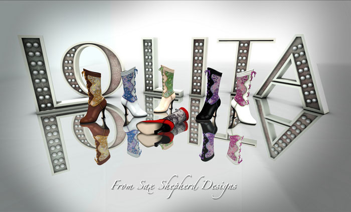! !SSD ~ Lolita Boots ~ Butterfly Dreams Pack