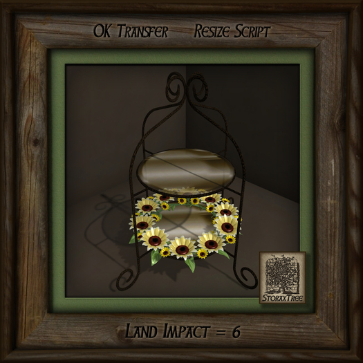 Sunflowers Display Rack Iron j