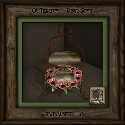 Sunflowers Display Rack Rattan h