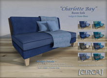 [CIRCA] Pkg - "Charlotte Bay" - Complete Room Set - Mono Blues