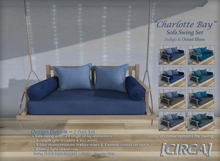 [CIRCA] Pkg - "Charlotte Bay" - Complete Room Set - Mono Blues