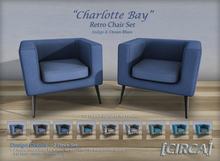 [CIRCA] Pkg - "Charlotte Bay" - Complete Room Set - Mono Blues