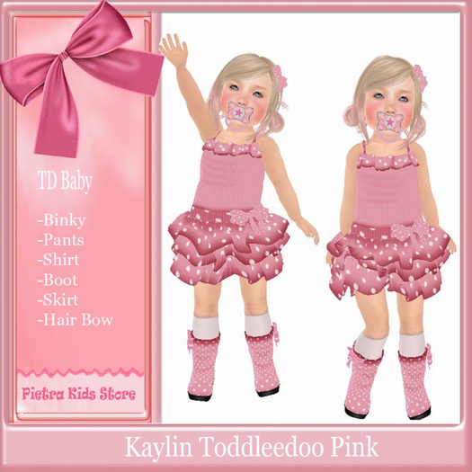 Kaylin Toddleedoo Pink