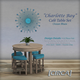 [CIRCA] Pkg - "Charlotte Bay" - Complete Room Set - Mono Blues