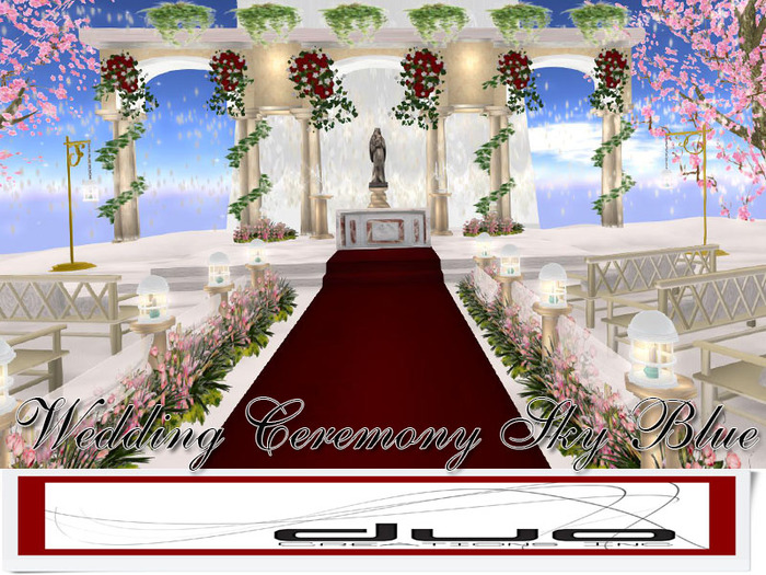 Wedding Ceremony Sky Blue 