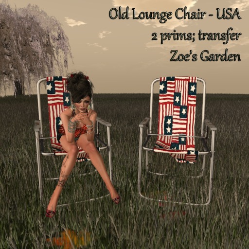 *ZG* Old Lounge Chair - USA