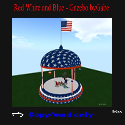 Red White and Blue  Gazebo byGabe