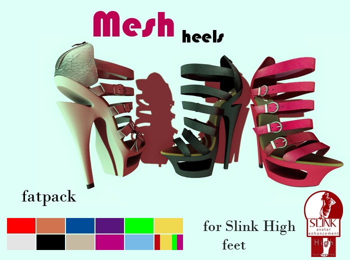 Miss LT Misslady heels - SLINK High FEET FATPACK