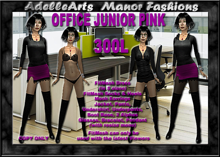AdelleArts Office Junior Pink