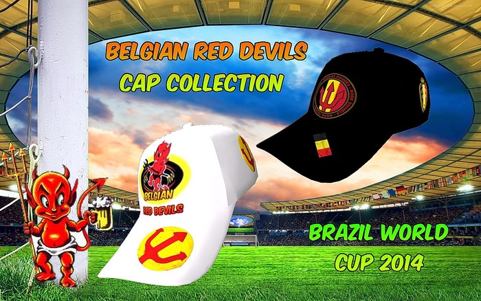 belgian red devil  pack cap collection