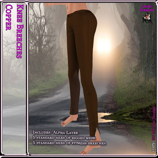 ~LP~ Knee Mesh Breeches BOXED Copper