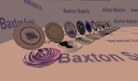 Full Permission Baxton Plates (BOXED)