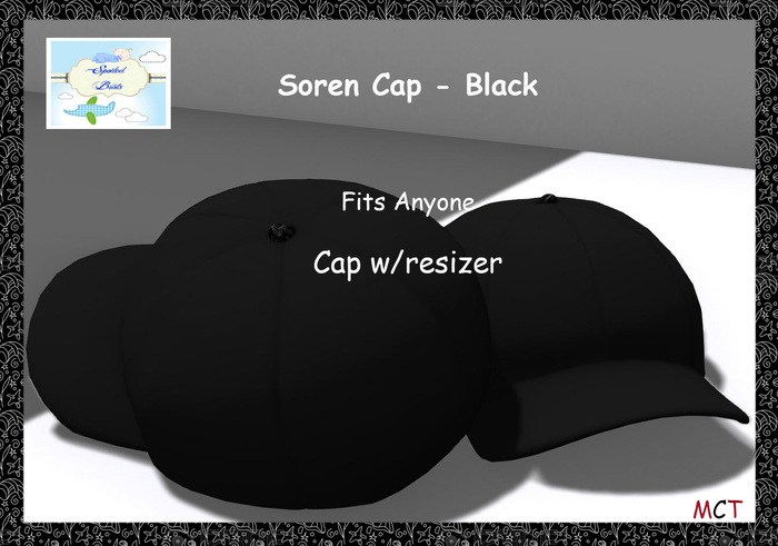 [S][B] Soren Cap - Black